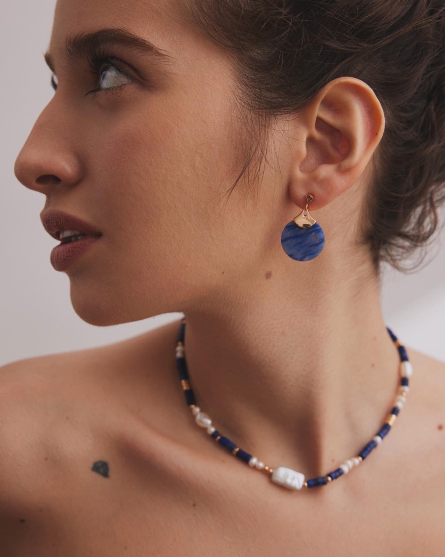 Boucles d'oreilles Bleuette