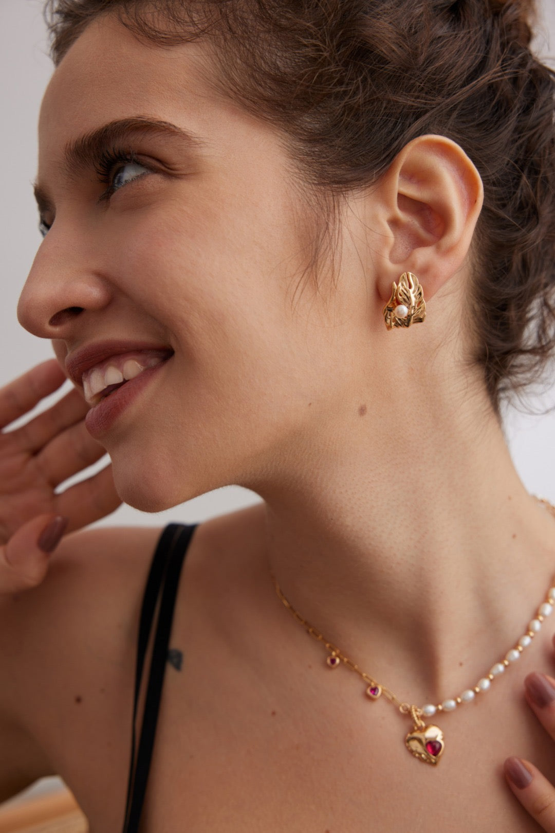 Boucles d'oreilles Feuille