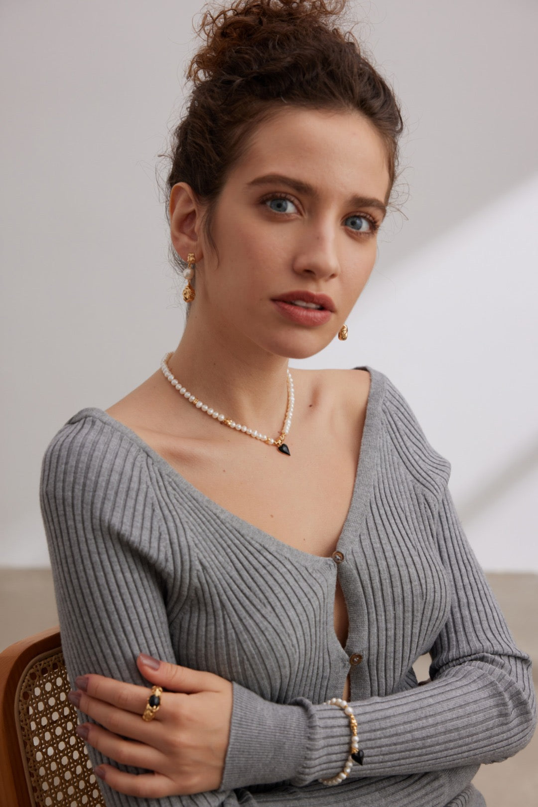 Bracelet Pearl Heart
