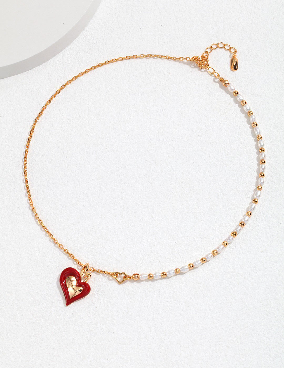 Collier Cœur Rouge