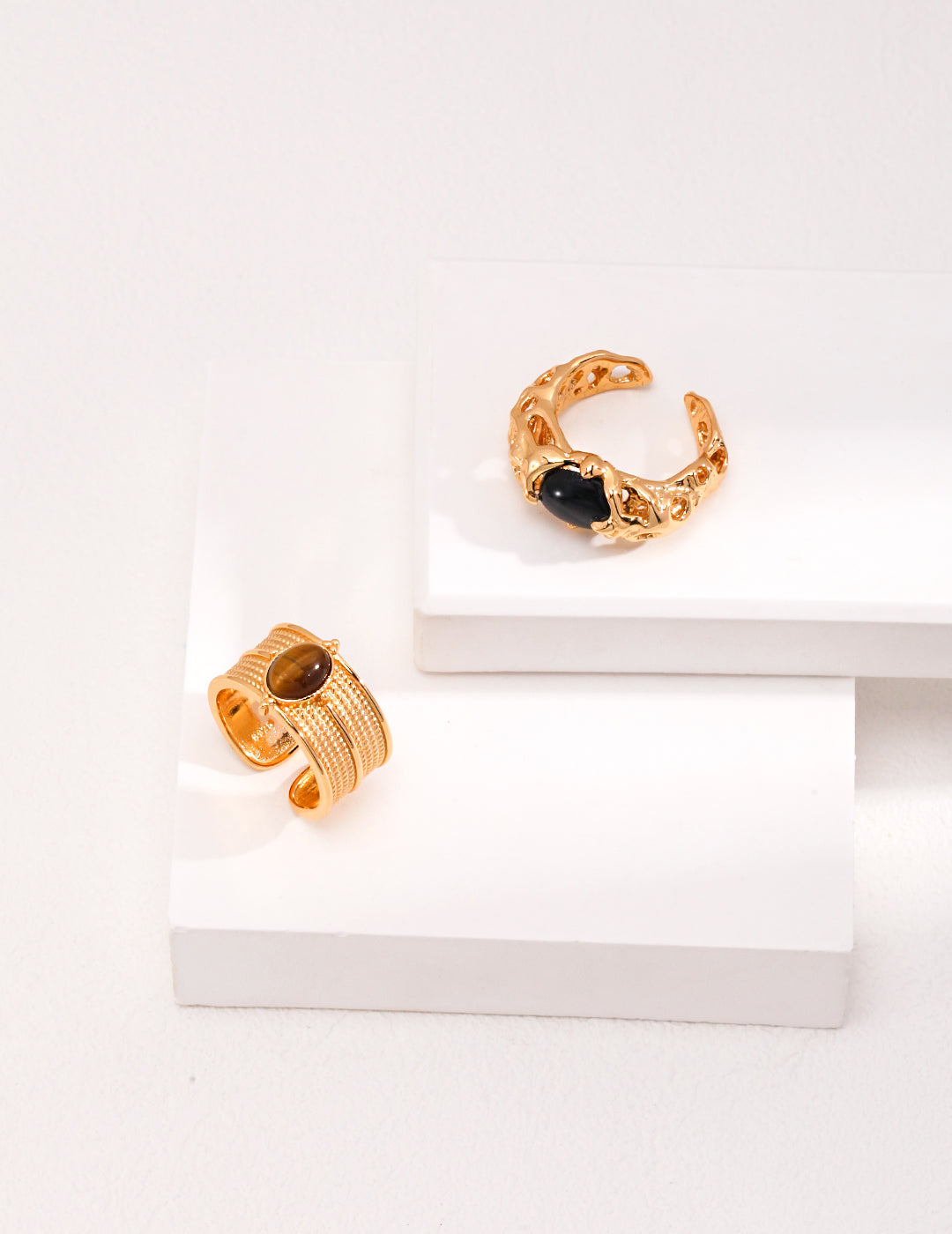 Bague Black Nymphéa