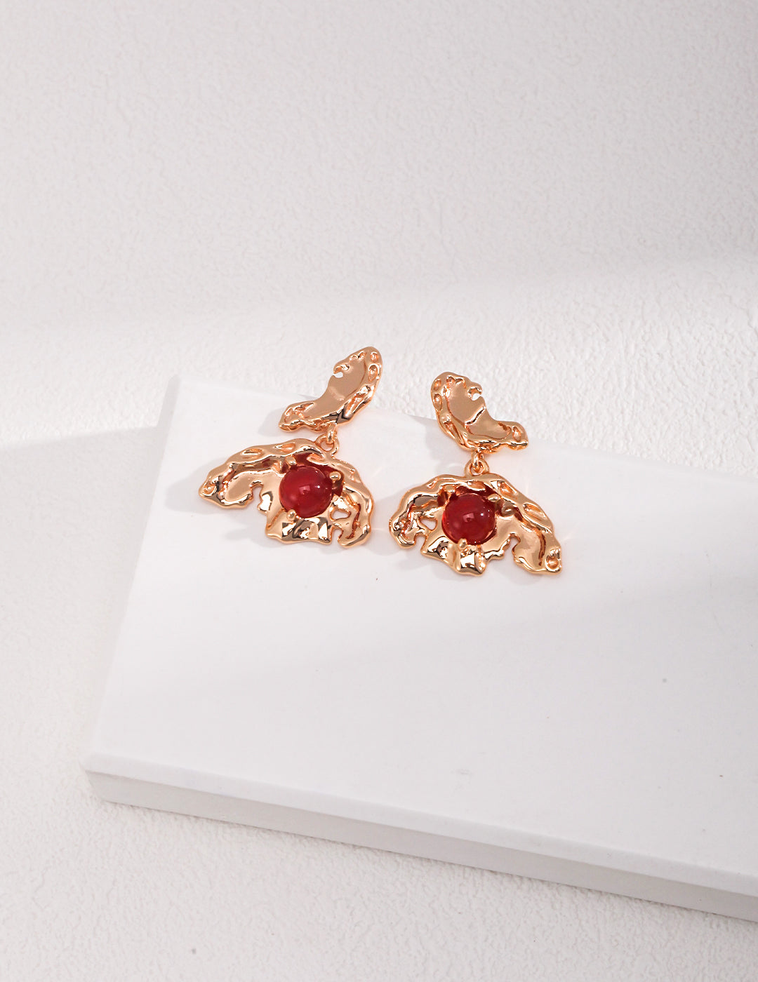 Boucles d'oreilles Coquelicot