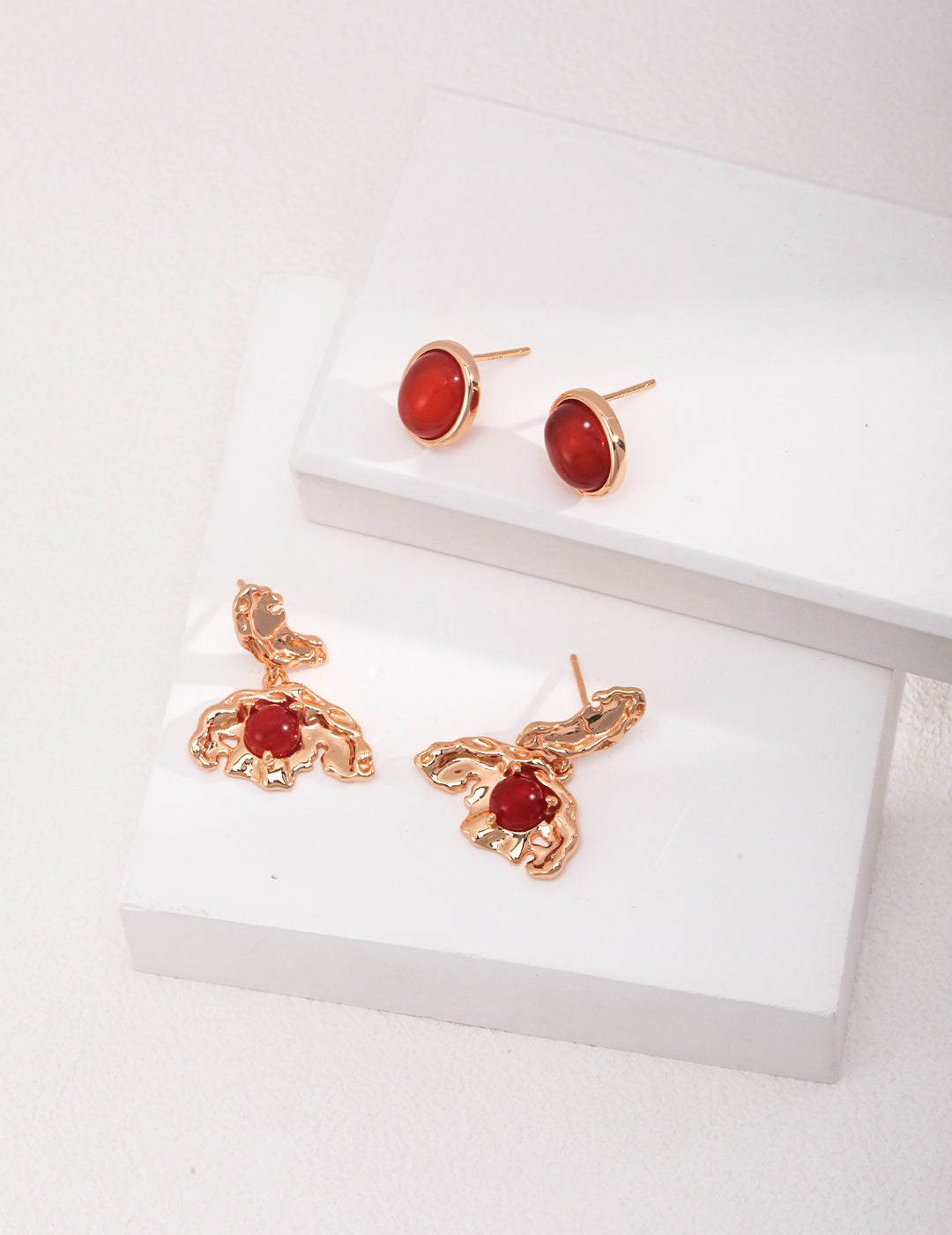 Boucles d'oreilles Coquelicot
