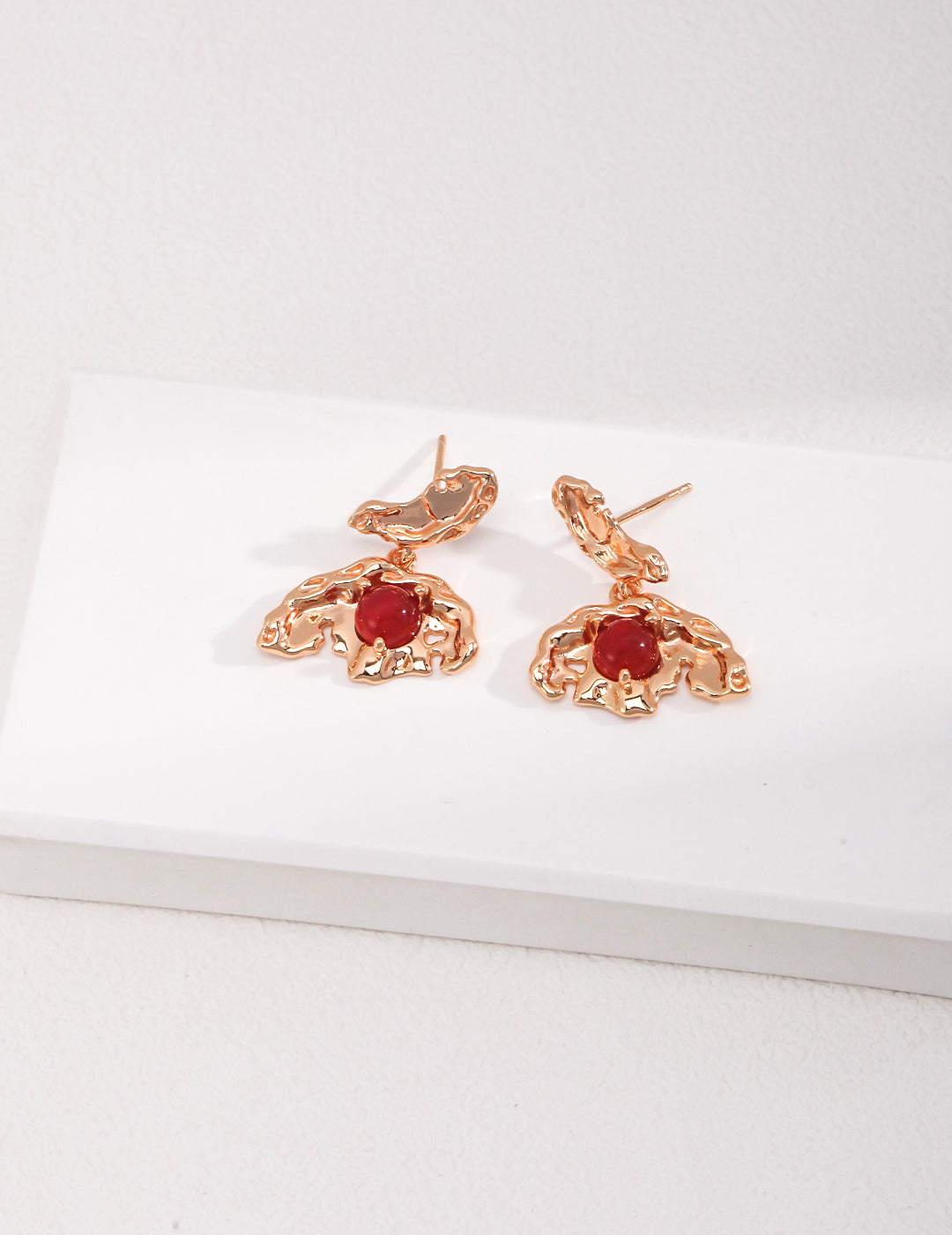 Boucles d'oreilles Coquelicot