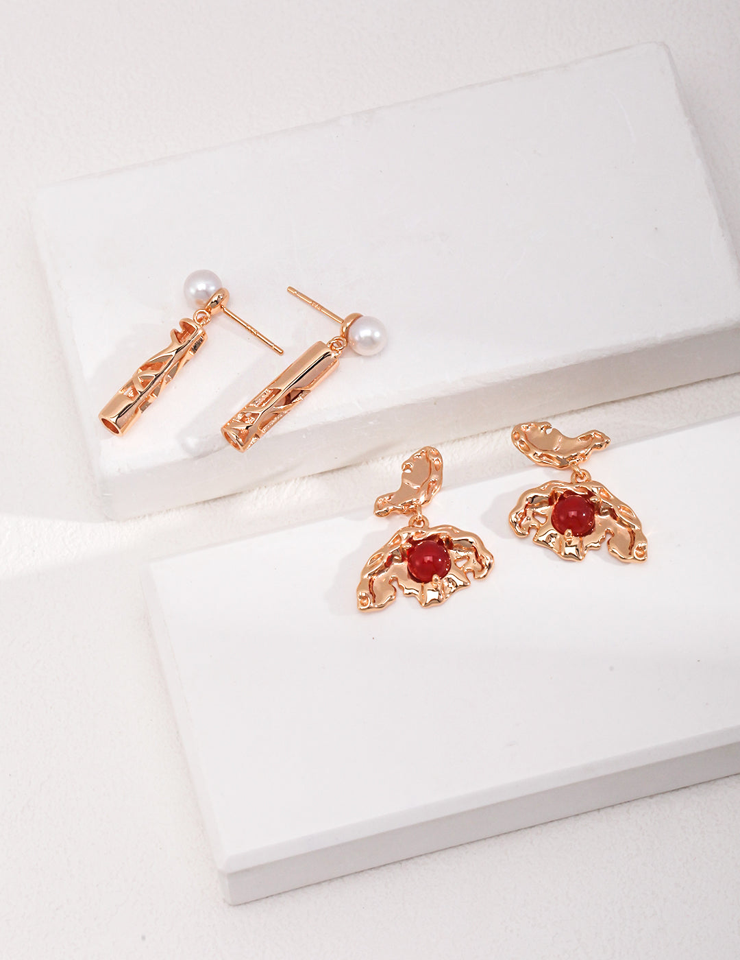 Boucles d'oreilles Coquelicot