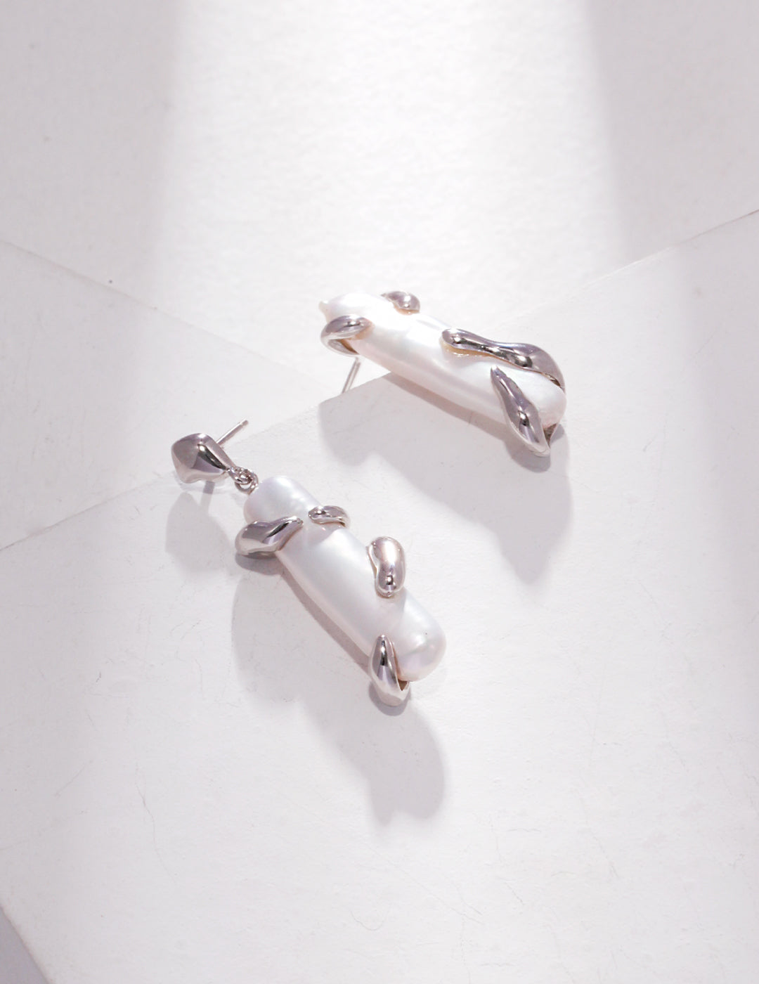 Indira asymmetrical earrings