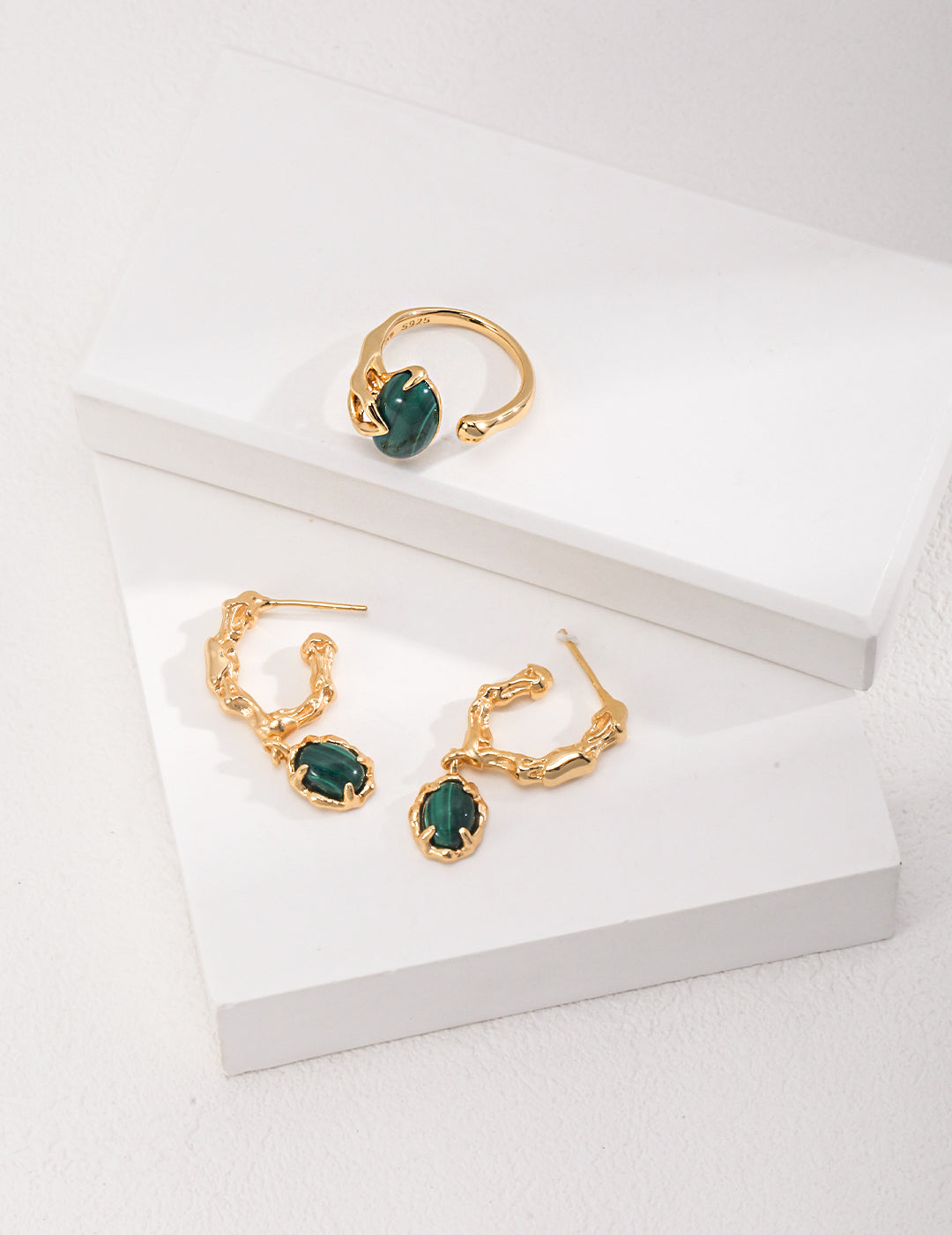 Boucles d'oreilles Gracieuse du Paon