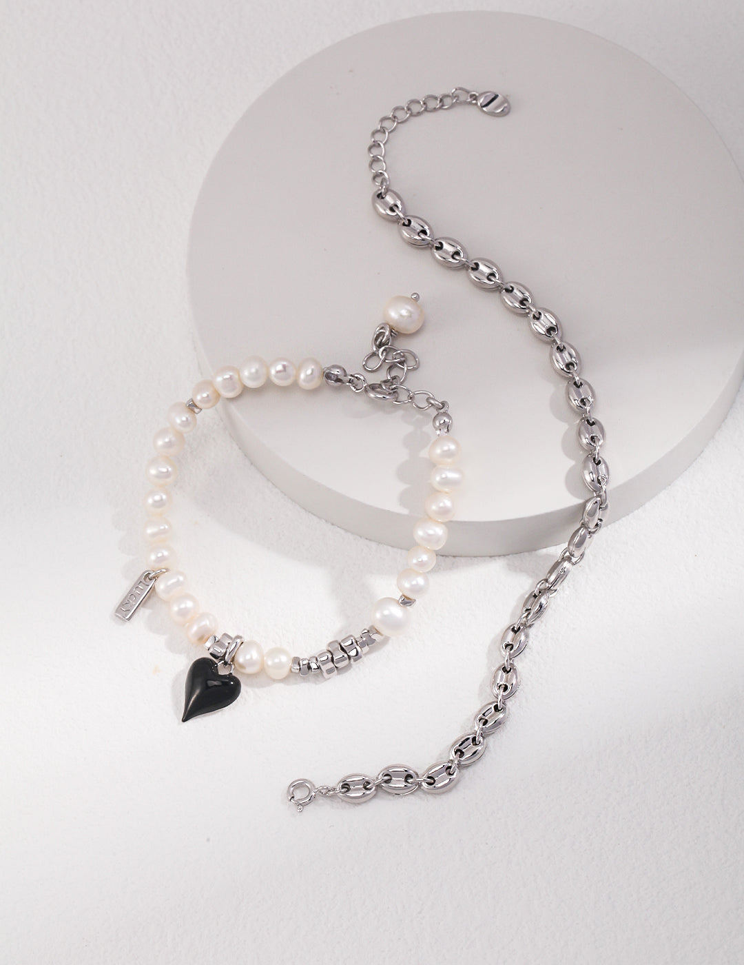 Bracelet Pearl Heart