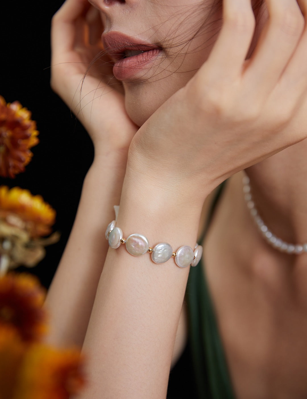 Bracelet Bouton baroques