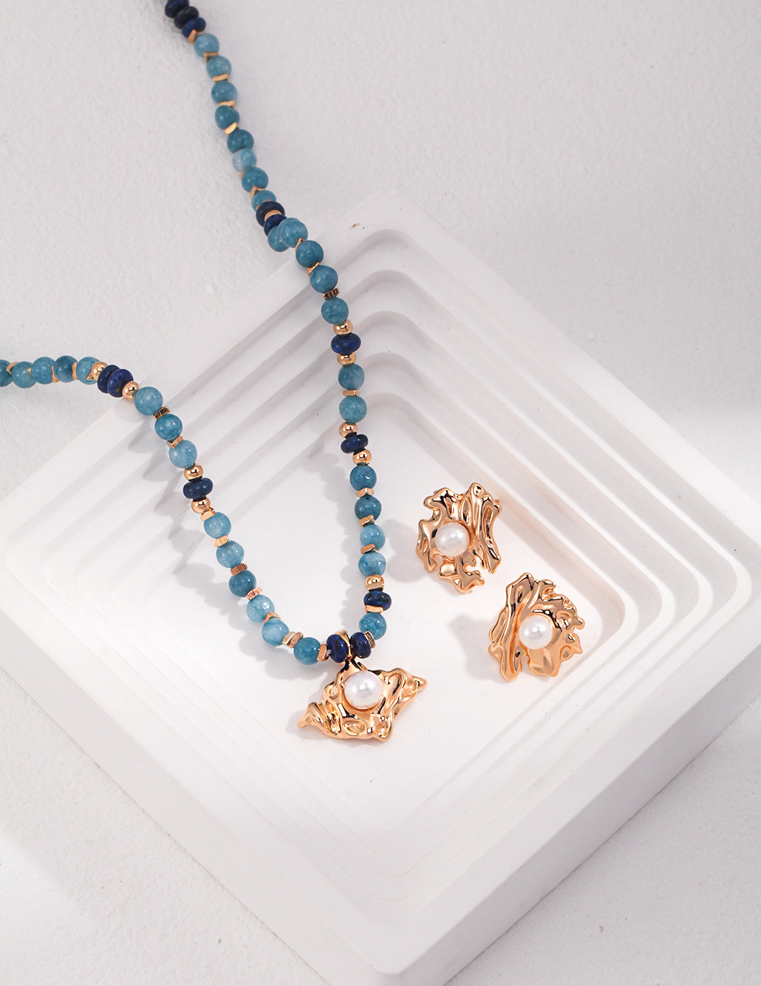 Collier Marianna Bleu