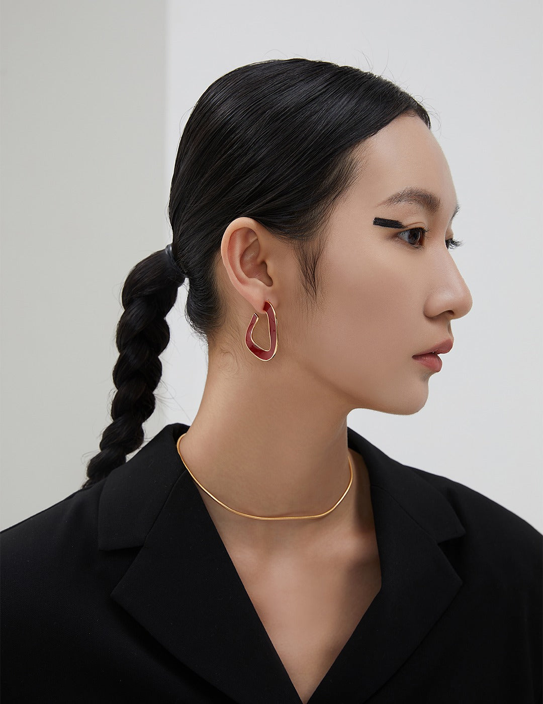 Boucles d'oreilles Demi créoles
