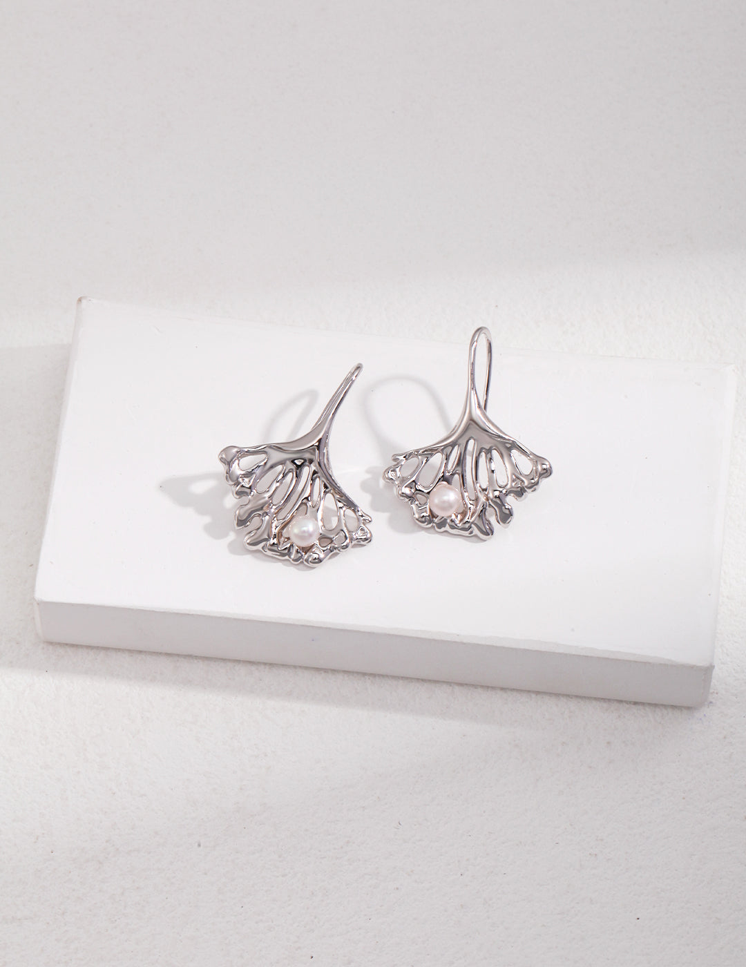 Boucles d'oreilles Feuilles de Ginkgo