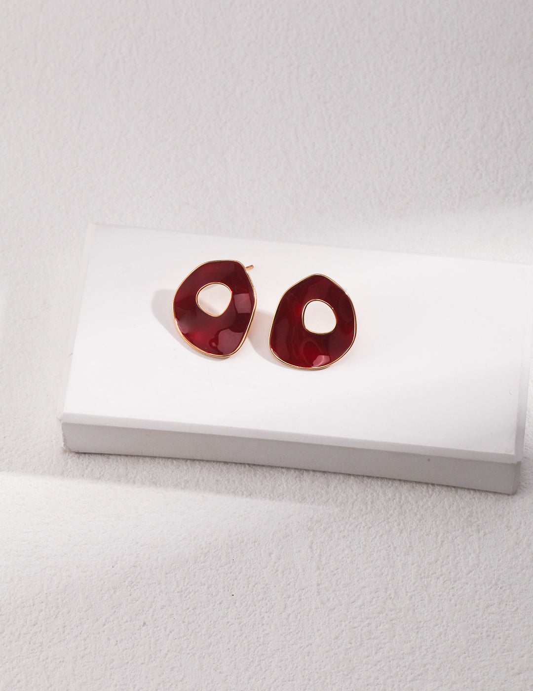 Boucles d'oreilles Red Wine