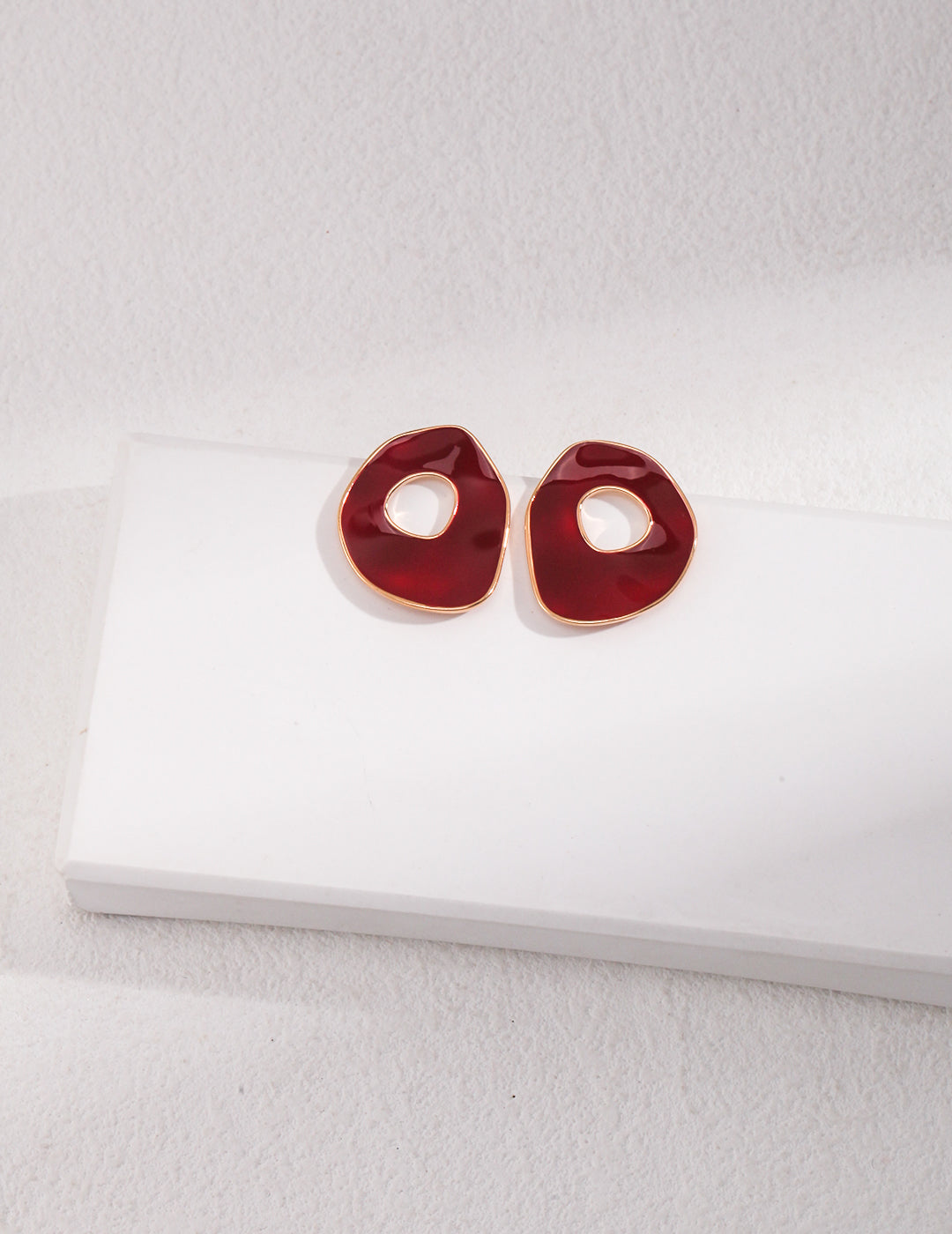 Boucles d'oreilles Red Wine