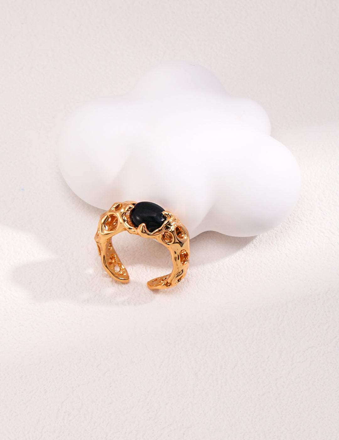 Bague Black Nymphéa