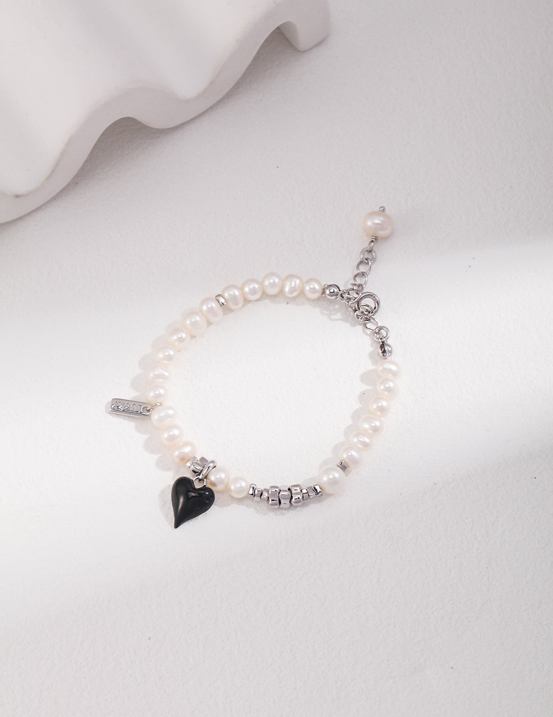 Bracelet Pearl Heart