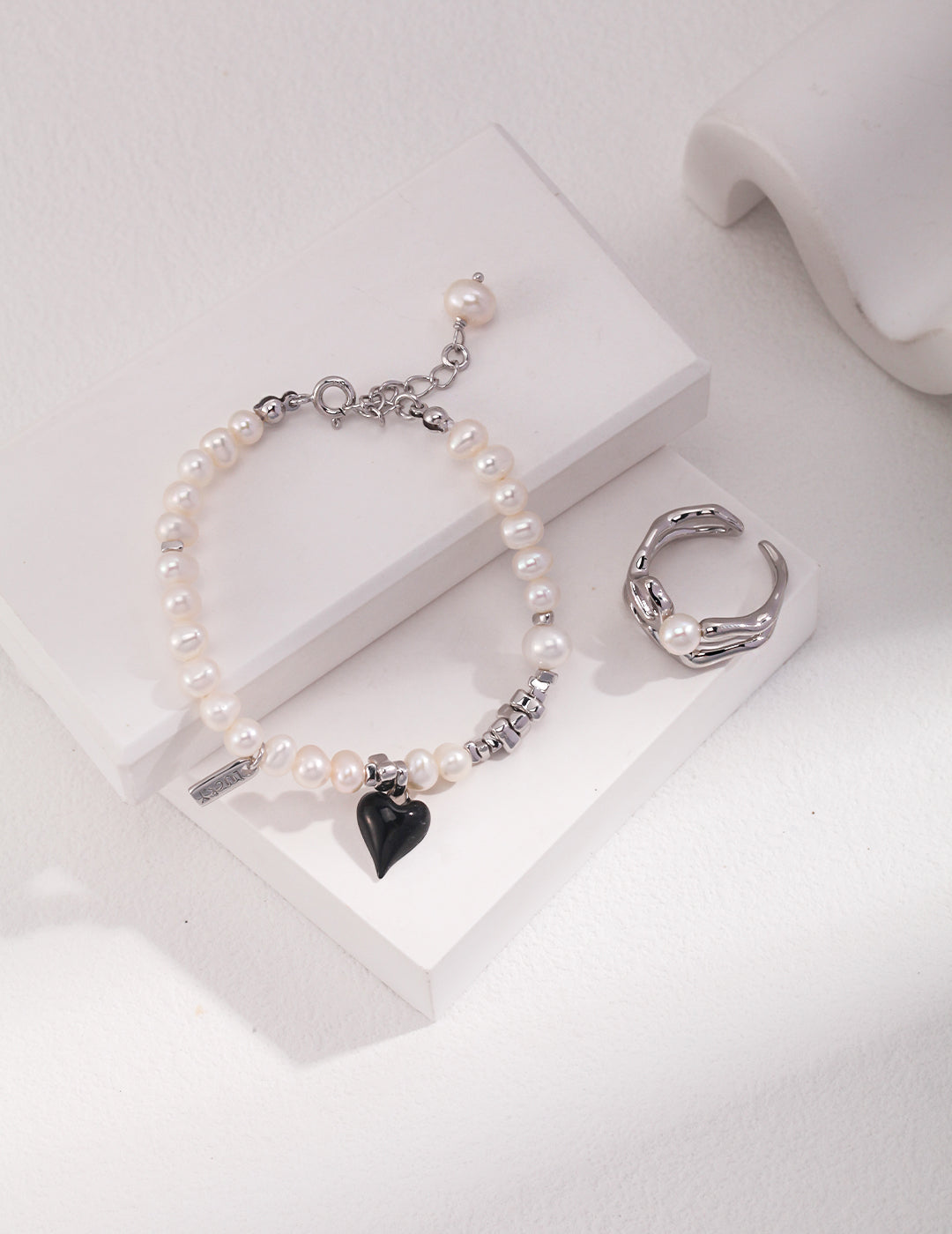 Bracelet Pearl Heart