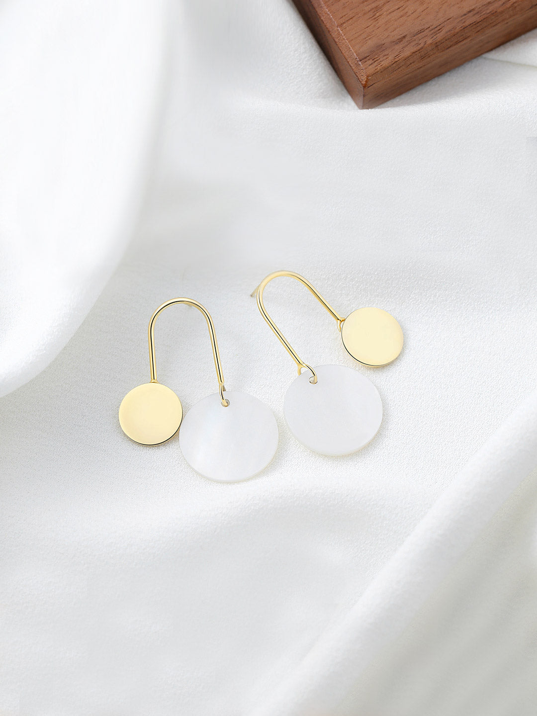 Boucles d'oreilles Double Disque