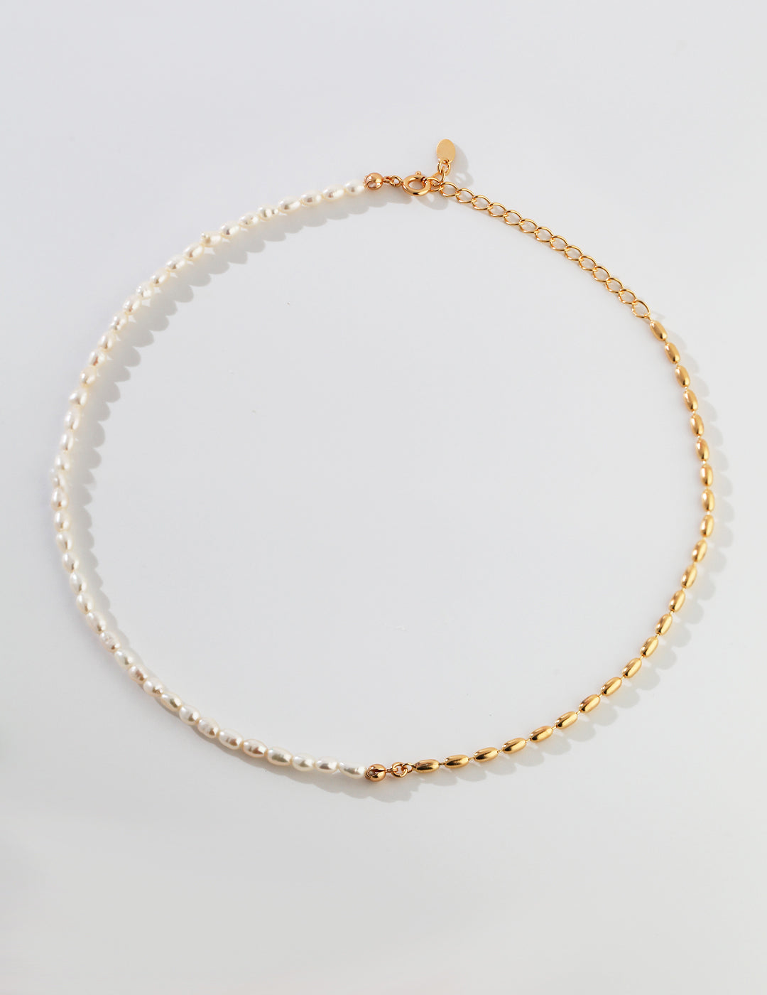 Collier Riz Blanc