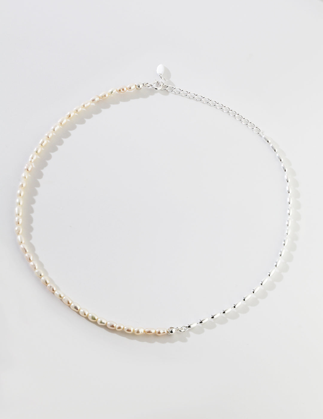 Collier Riz Blanc